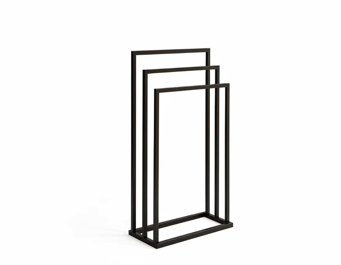 Metal Floor Towel Rack