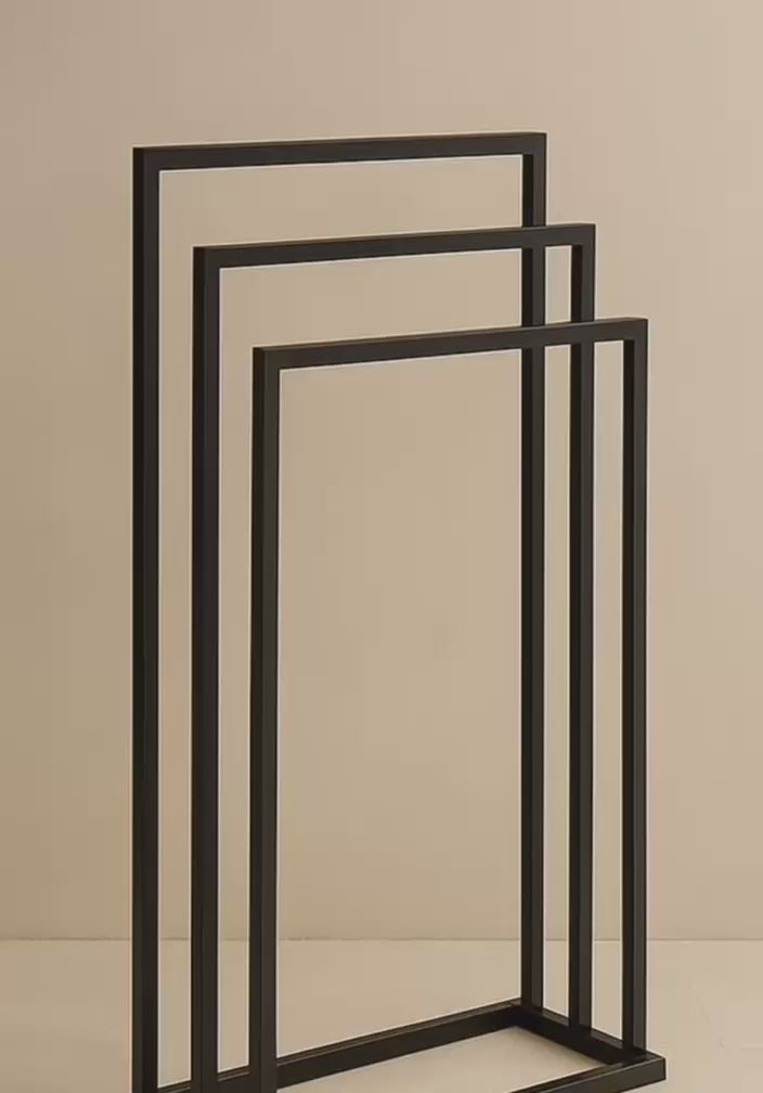 Metal Floor Towel Rack